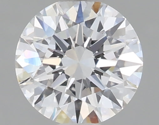 0.55 Carat Round Shaped, Excellent Cut, D Color, VVS2 Clarity, IGI Certified Lab Grown Diamond