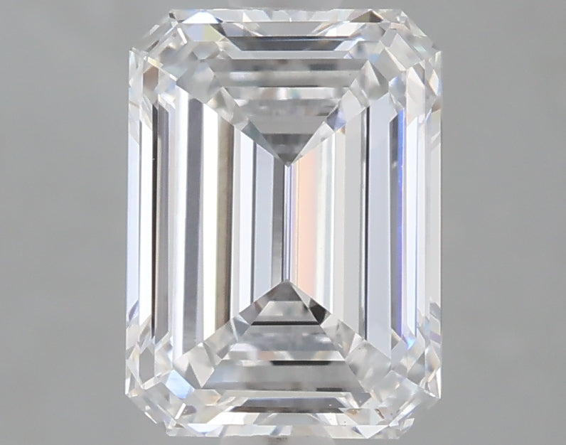 1.59 Carat Emerald Shaped, Ideal Cut, D Color, VS1 Clarity, IGI Certified Lab Grown Diamond