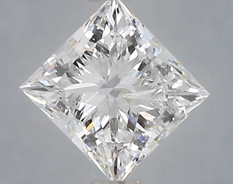 1.10 Carat Princess Shaped, Ideal Cut, D Color, VVS2 Clarity, IGI Certified Lab Grown Diamond