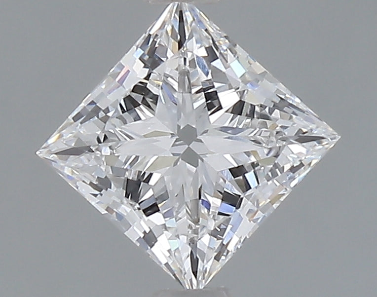 1.10 Carat Princess Shaped, Excellent Cut, D Color, VVS2 Clarity, IGI Certified Lab Grown Diamond