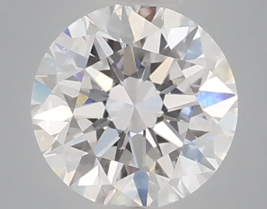 0.55 Carat Round Shaped, Excellent Cut, D Color, VVS2 Clarity, IGI Certified Lab Grown Diamond