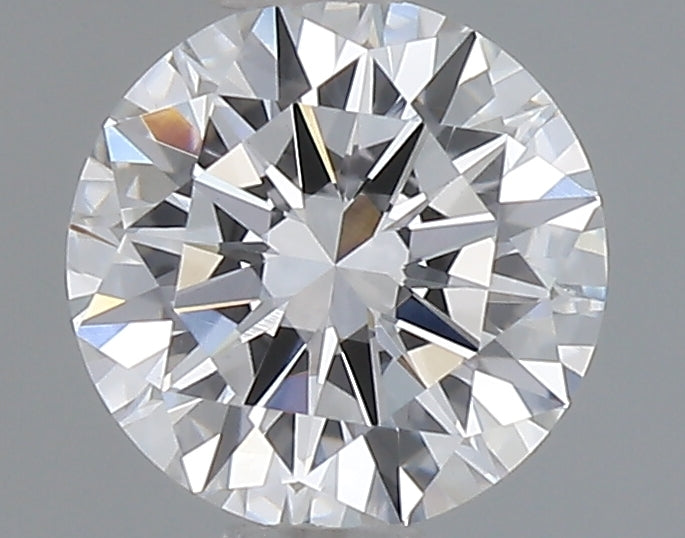 0.55 Carat Round Shaped, Excellent Cut, D Color, VVS2 Clarity, IGI Certified Lab Grown Diamond