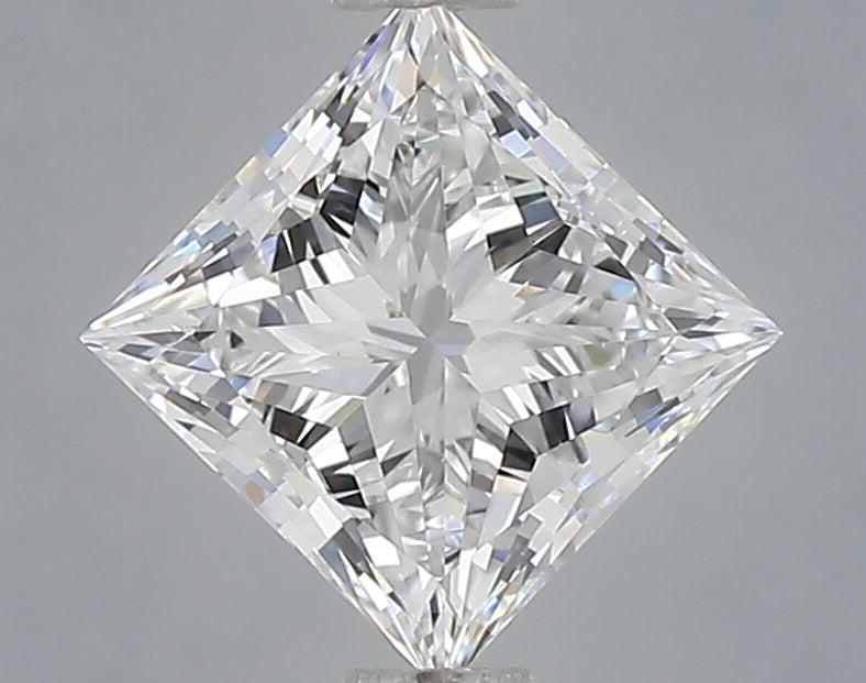 1.10 Carat Princess Shaped, Excellent Cut, D Color, VVS2 Clarity, IGI Certified Lab Grown Diamond