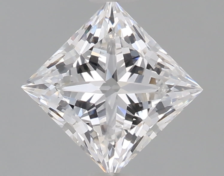 1.10 Carat Princess Shaped, Ideal Cut, D Color, VVS2 Clarity, IGI Certified Lab Grown Diamond