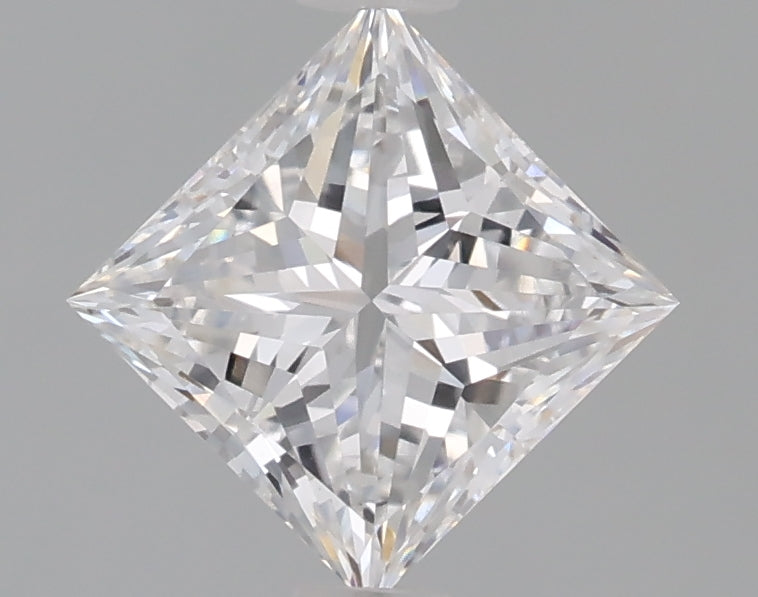 1.07 Carat Princess Shaped, Very Good Cut, D Color, VVS2 Clarity, IGI Certified Lab Grown Diamond