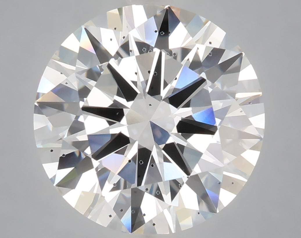 4.06 Carat Round Shaped, Excellent Cut, E Color, SI2 Clarity, IGI Certified Lab Grown Diamond
