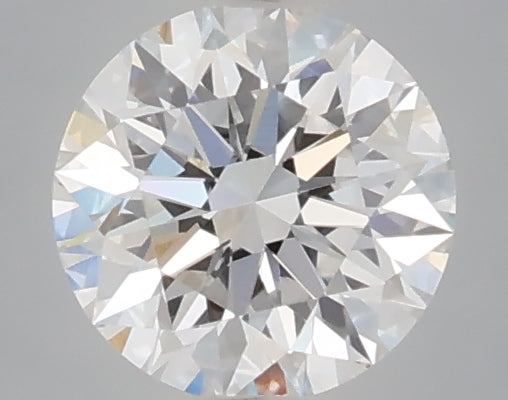 0.55 Carat Round Shaped, Excellent Cut, D Color, VVS2 Clarity, IGI Certified Lab Grown Diamond