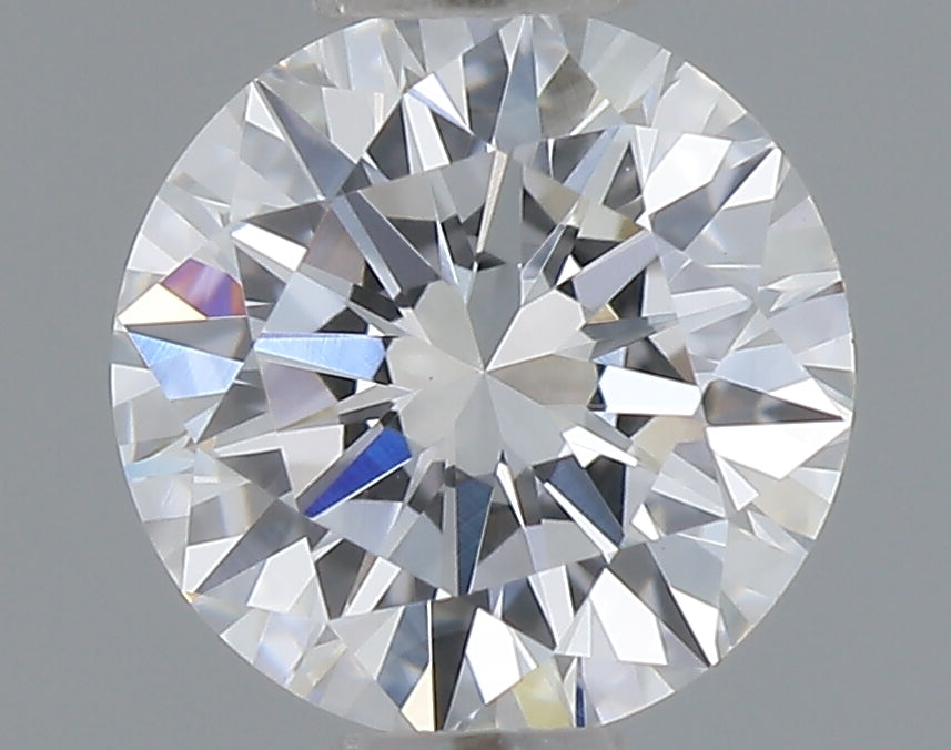 0.55 Carat Round Shaped, Excellent Cut, D Color, VVS2 Clarity, IGI Certified Lab Grown Diamond