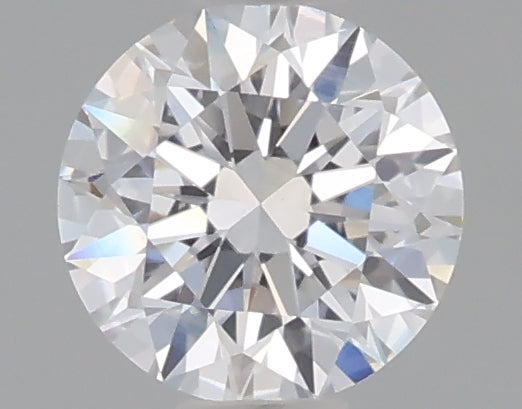 0.55 Carat Round Shaped, Excellent Cut, D Color, VVS2 Clarity, IGI Certified Lab Grown Diamond
