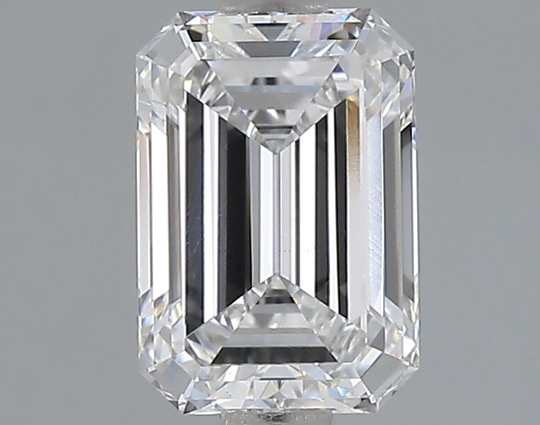 1.56 Carat Emerald Shaped, Ideal Cut, D Color, VS1 Clarity, IGI Certified Lab Grown Diamond