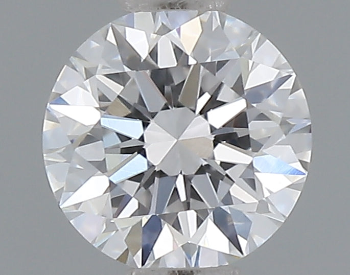 0.55 Carat Round Shaped, Excellent Cut, D Color, VVS2 Clarity, IGI Certified Lab Grown Diamond