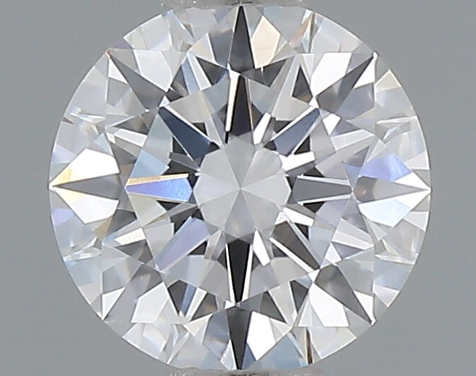 0.55 Carat Round Shaped, Ideal Cut, D Color, VVS2 Clarity, IGI Certified Lab Grown Diamond