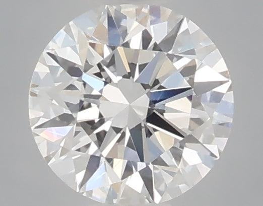 0.55 Carat Round Shaped, Ideal Cut, D Color, VVS2 Clarity, IGI Certified Lab Grown Diamond