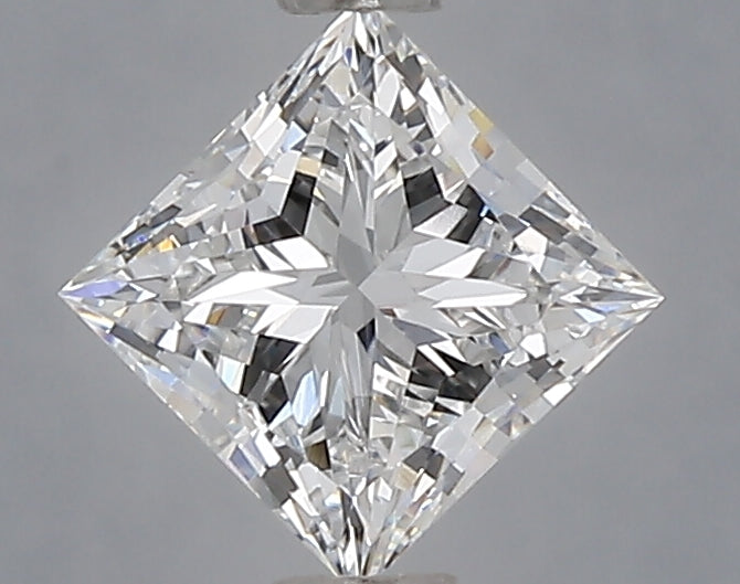 1.07 Carat Princess Shaped, Ideal Cut, D Color, VVS1 Clarity, IGI Certified Lab Grown Diamond