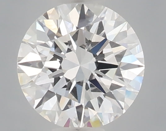 0.55 Carat Round Shaped, Excellent Cut, D Color, VVS2 Clarity, IGI Certified Lab Grown Diamond