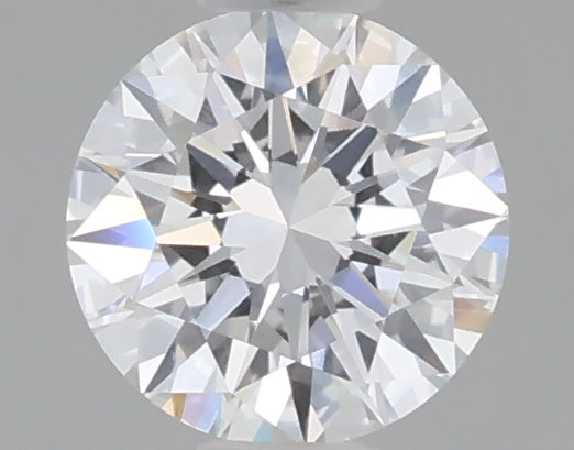 0.49 Carat Round Shaped, Excellent Cut, D Color, VVS2 Clarity, IGI Certified Lab Grown Diamond