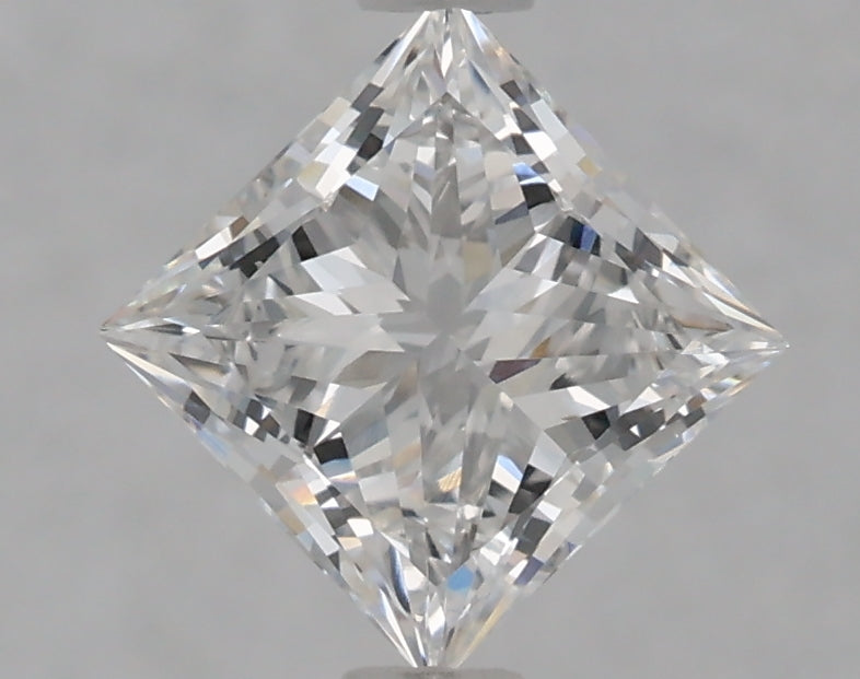 1.09 Carat Princess Shaped, Excellent Cut, D Color, VVS2 Clarity, IGI Certified Lab Grown Diamond
