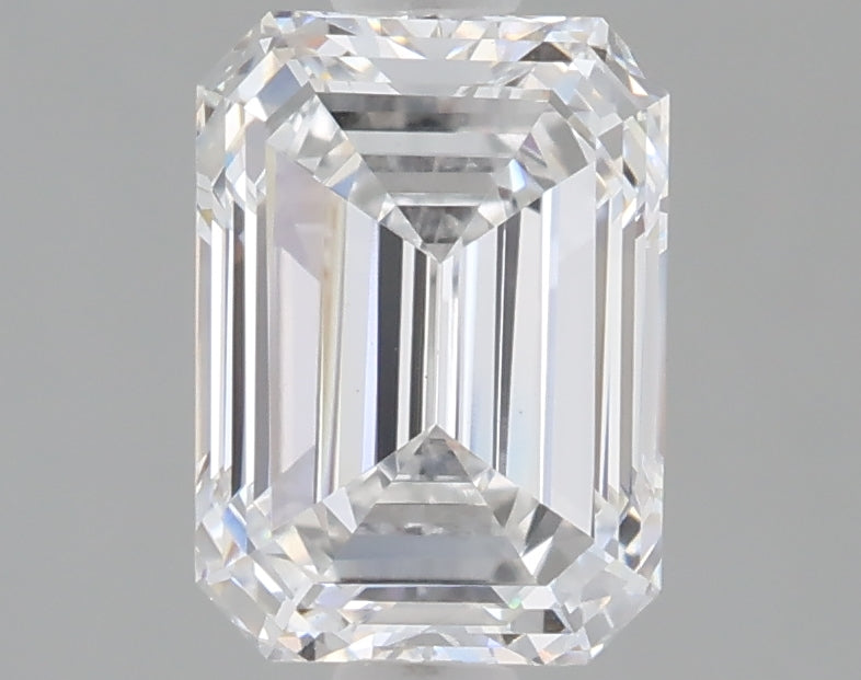1.55 Carat Emerald Shaped, Excellent Cut, E Color, VS1 Clarity, IGI Certified Lab Grown Diamond
