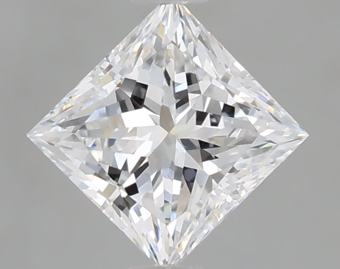 1.10 Carat Princess Shaped, Ideal Cut, D Color, VVS2 Clarity, IGI Certified Lab Grown Diamond