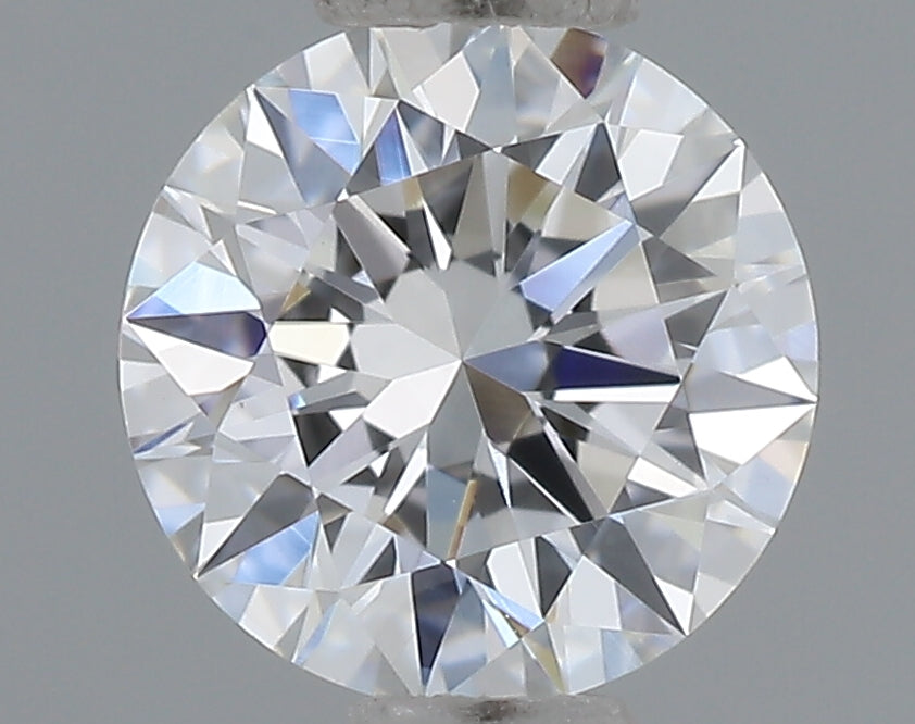 0.55 Carat Round Shaped, Excellent Cut, D Color, VVS2 Clarity, IGI Certified Lab Grown Diamond