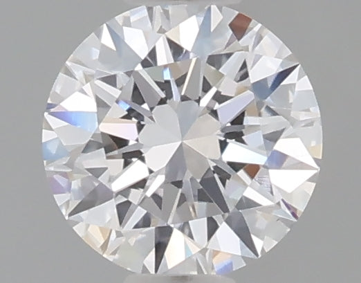0.55 Carat Round Shaped, Excellent Cut, D Color, VVS2 Clarity, IGI Certified Lab Grown Diamond