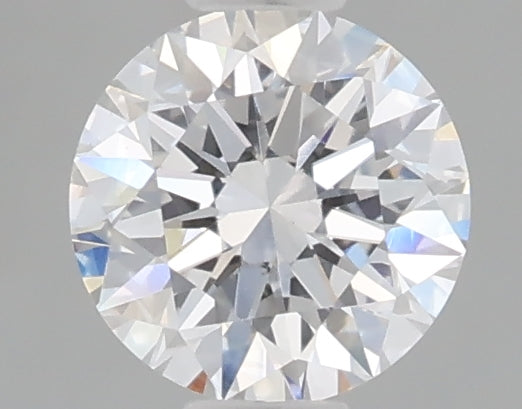 0.55 Carat Round Shaped, Ideal Cut, D Color, VVS2 Clarity, IGI Certified Lab Grown Diamond