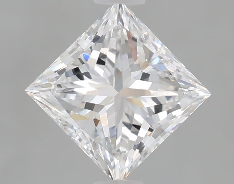 1.10 Carat Princess Shaped, Very Good Cut, D Color, VVS2 Clarity, IGI Certified Lab Grown Diamond