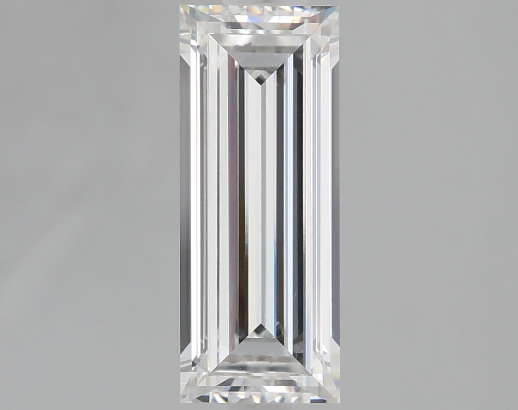 1.09 Carat Baguette Shaped, Very Good Cut, E Color, VVS2 Clarity, IGI Certified Lab Grown Diamond