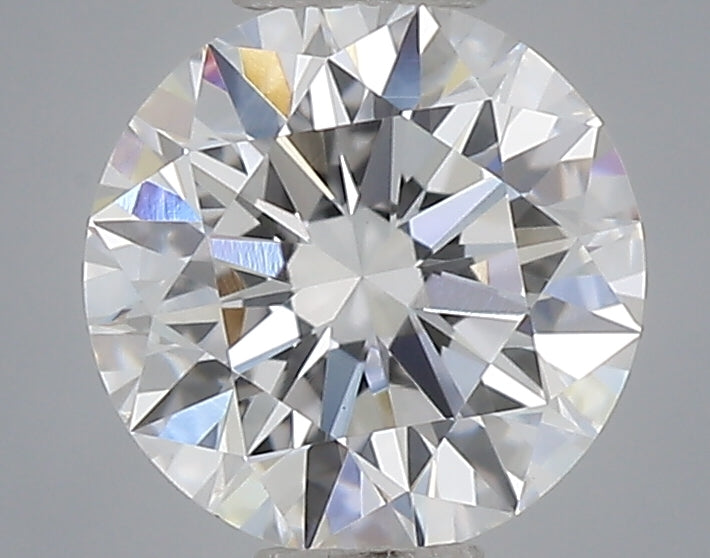 0.55 Carat Round Shaped, Ideal Cut, D Color, VVS2 Clarity, IGI Certified Lab Grown Diamond