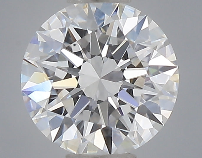 0.55 Carat Round Shaped, Excellent Cut, D Color, VVS2 Clarity, IGI Certified Lab Grown Diamond