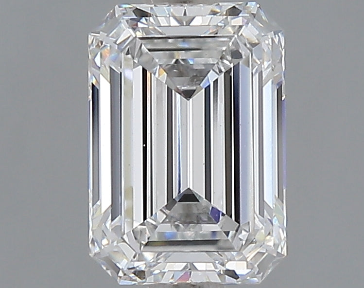 1.60 Carat Emerald Shaped, Ideal Cut, D Color, VS1 Clarity, IGI Certified Lab Grown Diamond