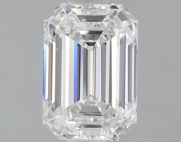1.10 Carat Emerald Shaped, Ideal Cut, D Color, VS1 Clarity, IGI Certified Lab Grown Diamond