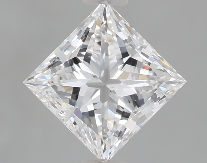 1.10 Carat Princess Shaped, Ideal Cut, D Color, VVS1 Clarity, IGI Certified Lab Grown Diamond