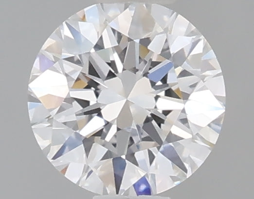 0.54 Carat Round Shaped, Very Good Cut, D Color, VVS2 Clarity, IGI Certified Lab Grown Diamond