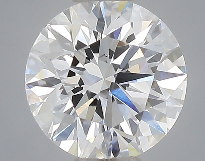 0.55 Carat Round Shaped, Excellent Cut, D Color, VVS2 Clarity, IGI Certified Lab Grown Diamond