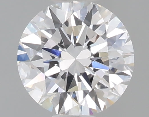 0.55 Carat Round Shaped, Excellent Cut, D Color, VVS2 Clarity, IGI Certified Lab Grown Diamond