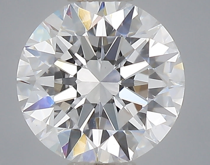 0.55 Carat Round Shaped, Ideal Cut, D Color, VVS2 Clarity, IGI Certified Lab Grown Diamond