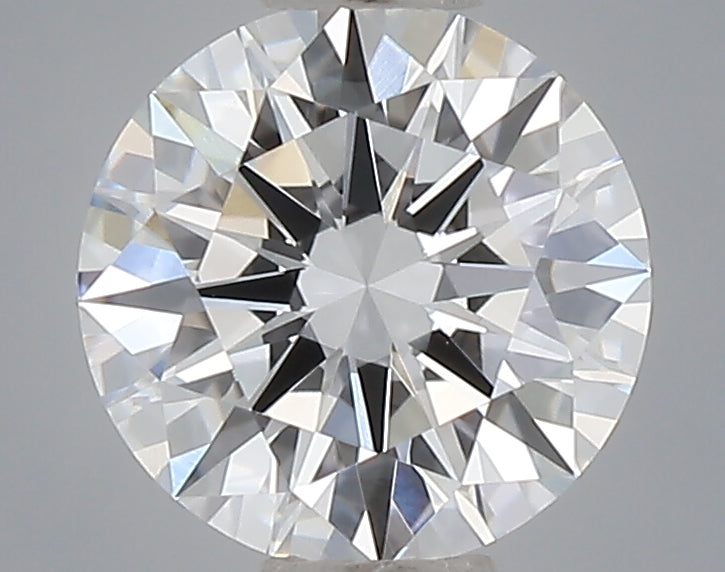0.54 Carat Round Shaped, Excellent Cut, D Color, VVS2 Clarity, IGI Certified Lab Grown Diamond
