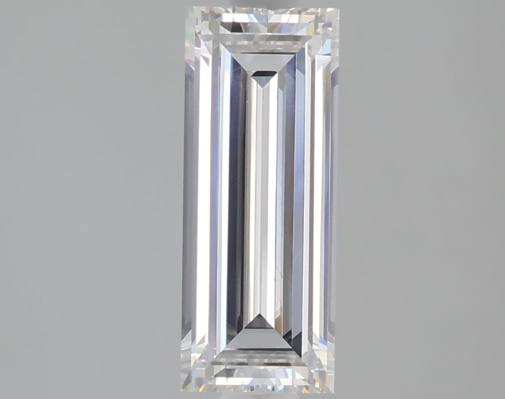 1.08 Carat Baguette Shaped, Very Good Cut, E Color, VVS2 Clarity, IGI Certified Lab Grown Diamond