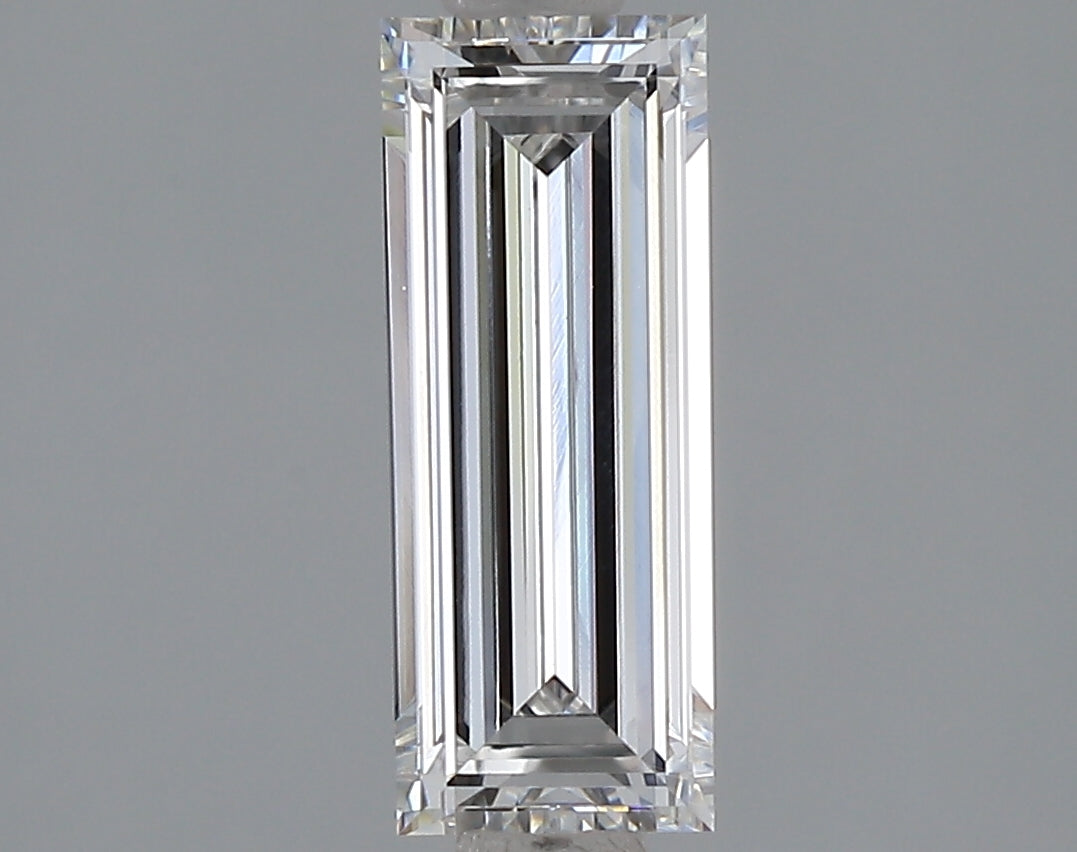 1.10 Carat Baguette Shaped, Very Good Cut, F Color, VVS2 Clarity, IGI Certified Lab Grown Diamond
