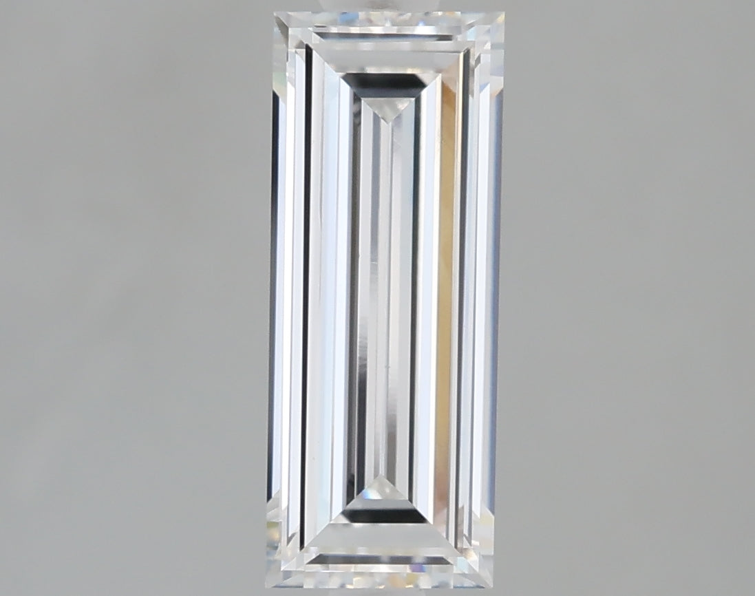 1.10 Carat Baguette Shaped, Very Good Cut, E Color, VVS2 Clarity, IGI Certified Lab Grown Diamond