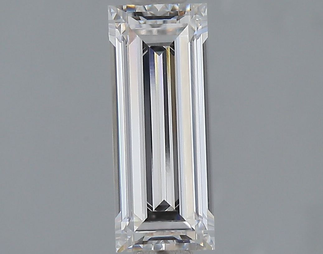 1.10 Carat Baguette Shaped, Very Good Cut, E Color, VVS2 Clarity, IGI Certified Lab Grown Diamond