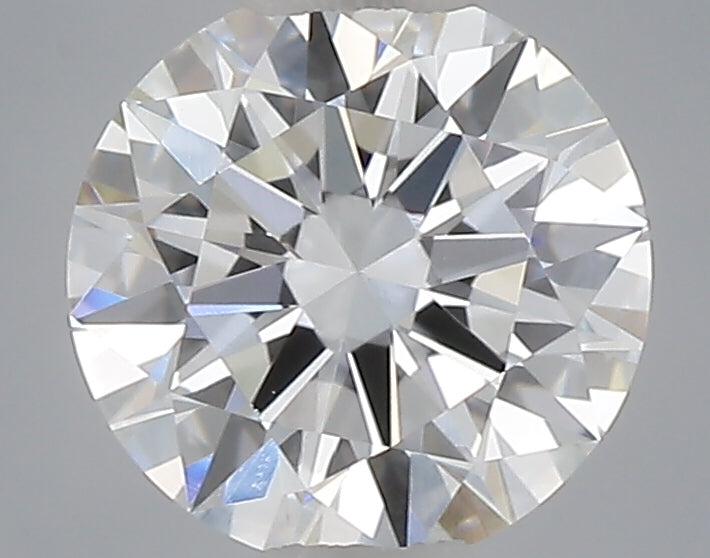 0.55 Carat Round Shaped, Ideal Cut, D Color, VVS2 Clarity, IGI Certified Lab Grown Diamond