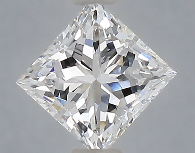 1.07 Carat Princess Shaped, Excellent Cut, D Color, VVS2 Clarity, IGI Certified Lab Grown Diamond