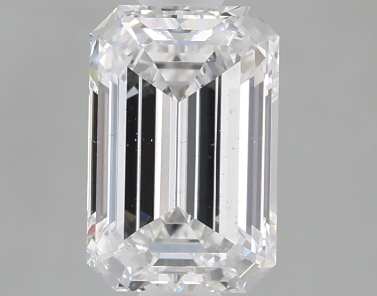 1.10 Carat Emerald Shaped, Ideal Cut, D Color, SI1 Clarity, IGI Certified Lab Grown Diamond