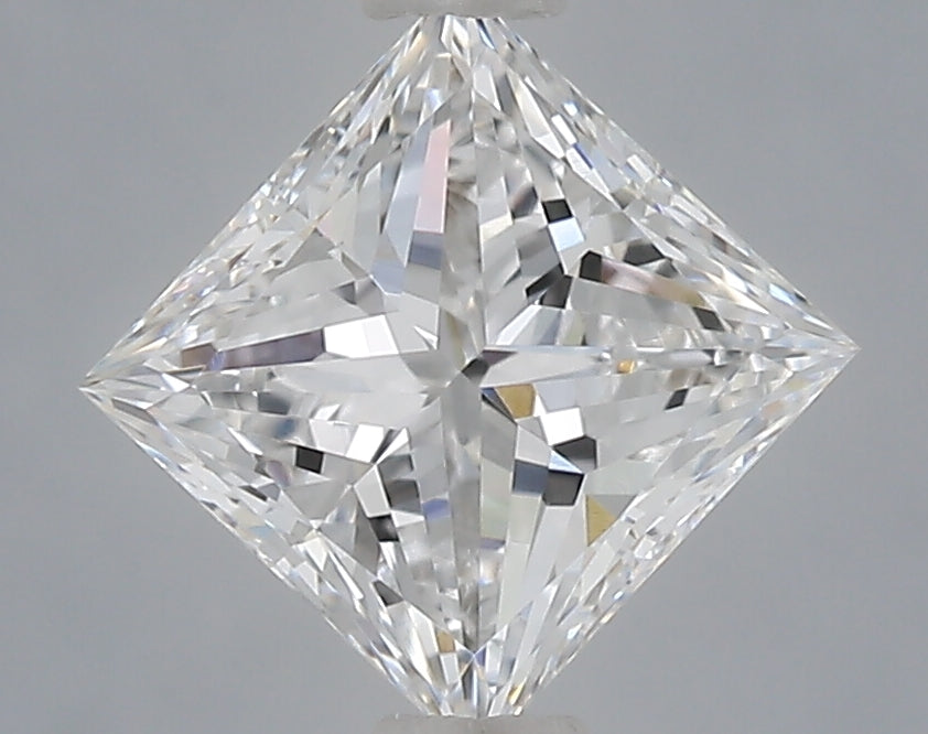 1.06 Carat Princess Shaped, Very Good Cut, D Color, VVS2 Clarity, IGI Certified Lab Grown Diamond