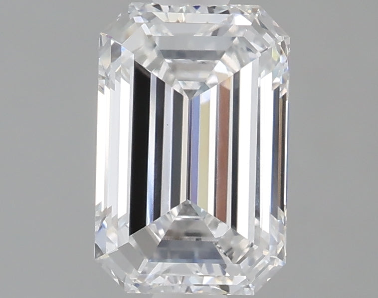 1.60 Carat Emerald Shaped, Excellent Cut, D Color, VS1 Clarity, IGI Certified Lab Grown Diamond
