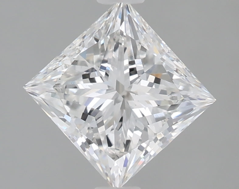 1.60 Carat Princess Shaped, Very Good Cut, E Color, VS1 Clarity, IGI Certified Lab Grown Diamond