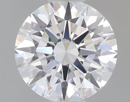 0.54 Carat Round Shaped, Excellent Cut, D Color, VVS2 Clarity, IGI Certified Lab Grown Diamond