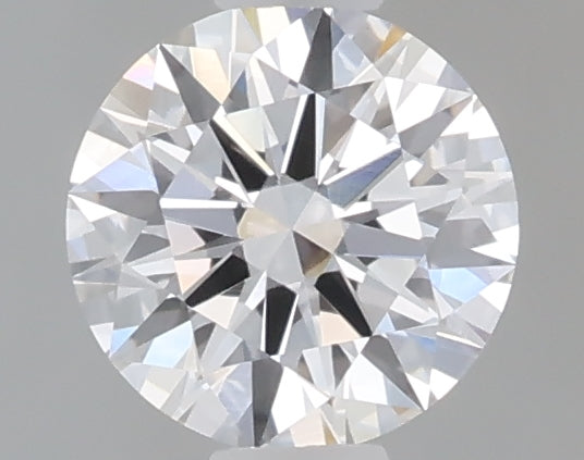 0.55 Carat Round Shaped, Ideal Cut, D Color, VVS2 Clarity, IGI Certified Lab Grown Diamond